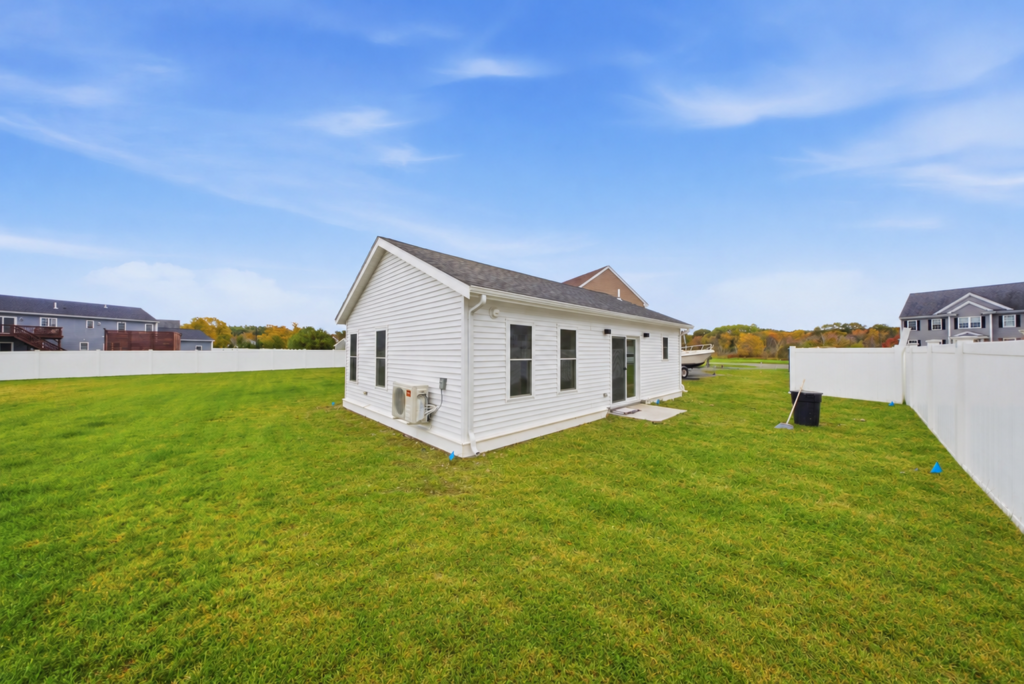 Evened lawn, polished home exterior